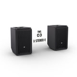 LD Systems ANNY® 8 HHD B8 - Tragbarer batteriebetriebener Bluetooth® PA-Lautsprecher mit Mixer und 1 x drahtlosem Handmikrofon, Stage Black