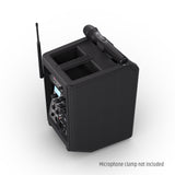 LD Systems ANNY® 8 HHD B8 - Tragbarer batteriebetriebener Bluetooth® PA-Lautsprecher mit Mixer und 1 x drahtlosem Handmikrofon, Stage Black