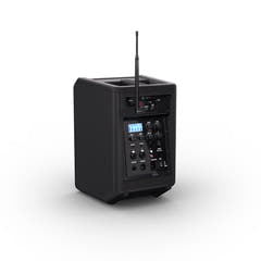 LD Systems ANNY® 8 HHD B8 - Tragbarer batteriebetriebener Bluetooth® PA-Lautsprecher mit Mixer und 1 x drahtlosem Handmikrofon, Stage Black