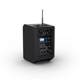 LD Systems ANNY® 8 HHD B8 - Tragbarer batteriebetriebener Bluetooth® PA-Lautsprecher mit Mixer und 1 x drahtlosem Handmikrofon, Stage Black