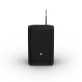 LD Systems ANNY® 8 HHD B8 - Tragbarer batteriebetriebener Bluetooth® PA-Lautsprecher mit Mixer und 1 x drahtlosem Handmikrofon, Stage Black