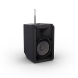 LD Systems ANNY® 8 HHD B8 - Tragbarer batteriebetriebener Bluetooth® PA-Lautsprecher mit Mixer und 1 x drahtlosem Handmikrofon, Stage Black