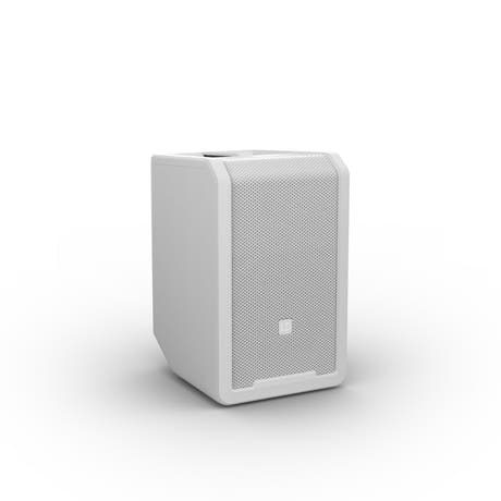 LD Systems ANNY® 8 W - Tragbarer batteriebetriebener Bluetooth® PA-Lautsprecher mit Mixer, Reinweiß