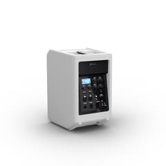 LD Systems ANNY® 8 W - Tragbarer batteriebetriebener Bluetooth® PA-Lautsprecher mit Mixer, Reinweiß