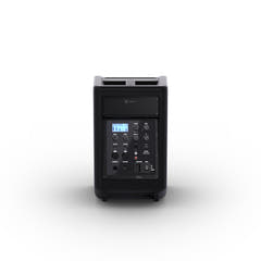 LD Systems ANNY® 8 - Tragbarer batteriebetriebener Bluetooth® PA-Lautsprecher mit Mixer, Stage Black