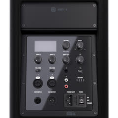 LD Systems ANNY® 8 - Tragbarer batteriebetriebener Bluetooth® PA-Lautsprecher mit Mixer, Stage Black