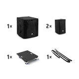 LD Systems DAVE 12 G4X BAG SET - Transportsatz mit Rollplatte und Schutzüberzug für DAVE 12 G4X
