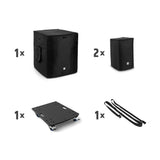 LD Systems DAVE 15 G4X BAG SET - Transportsatz mit Rollplatte und Schutzüberzug für DAVE 15 G4X