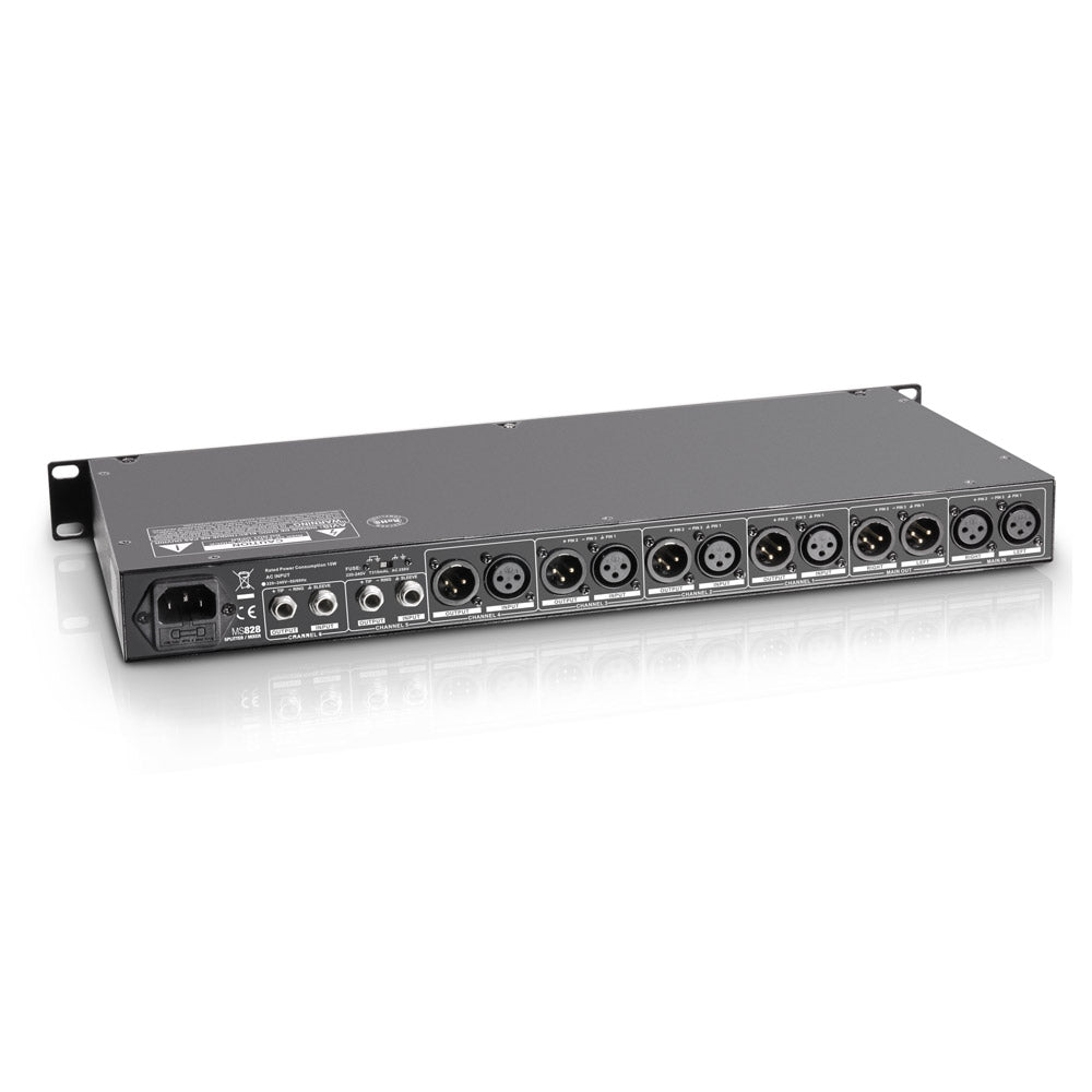 LD Systems MS 828 Linemixer/-Splitter