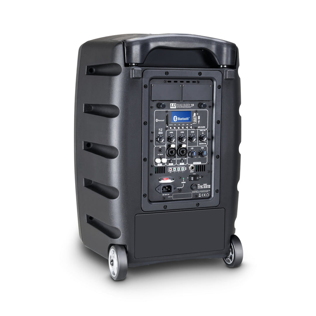 LD Systems ROADBUDDY 10 BASIC - Batteriebetriebener Bluetooth-Lautsprecher mit Mixer