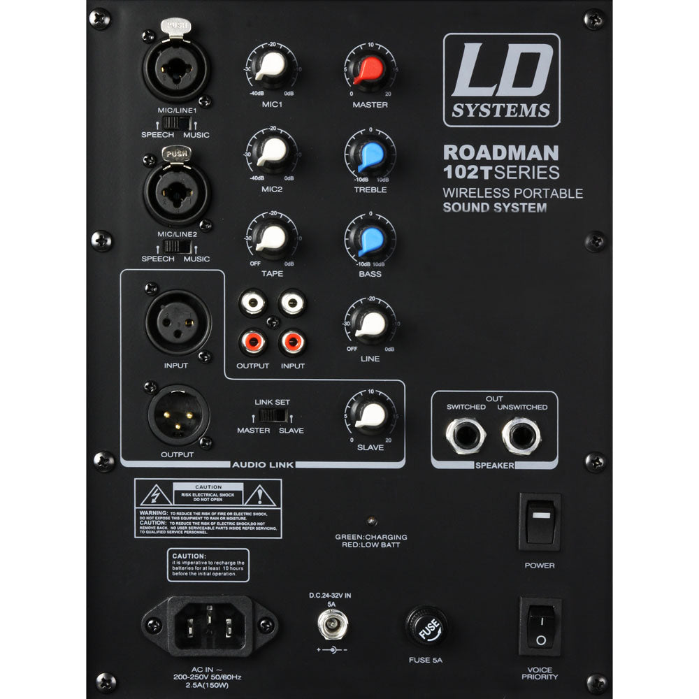 LD Systems Roadman 102 HS B6 - Bærbar PA-højttaler med headset