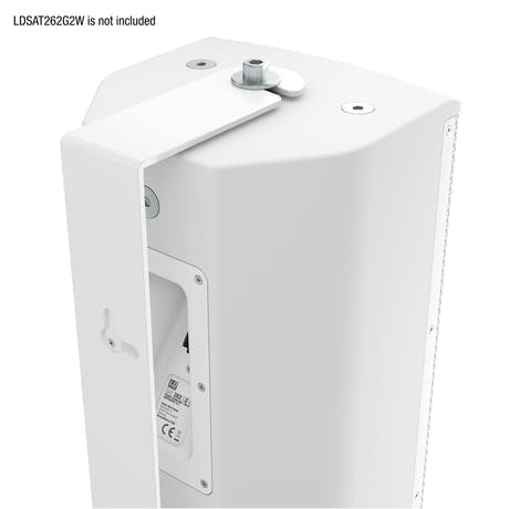 LD Systems SAT 262 G2 WMB W - Drehbare Wandhalterung für LDSAT262G2, weiß