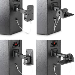 LD Systems SAT 442 G2 - 4 x 4" passiver Installationslautsprecher, schwarz