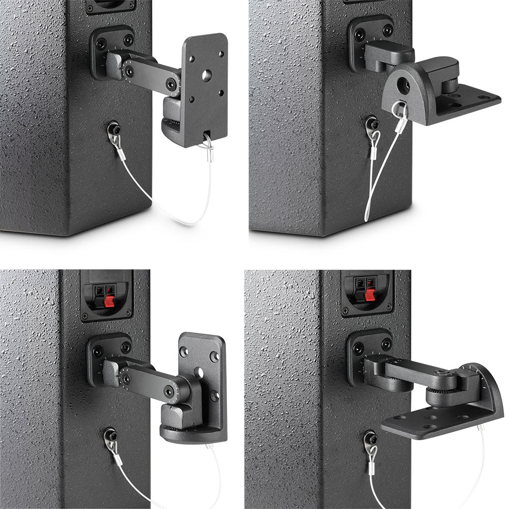 LD Systems SAT 442 G2 - 4 x 4" passiver Installationslautsprecher, schwarz