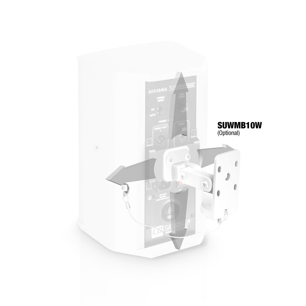 LD Systems SAT 62 A G2 Weißer, aktiver Lautsprecher