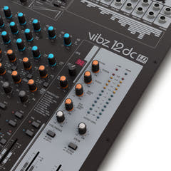 LD Systems VIBZ 12 DC - 12-Kanal Mischpult mit DFX und Kompressor