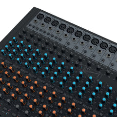 LD Systems VIBZ 24 DC - 24-Kanal Mischpult mit DFX und Kompressor