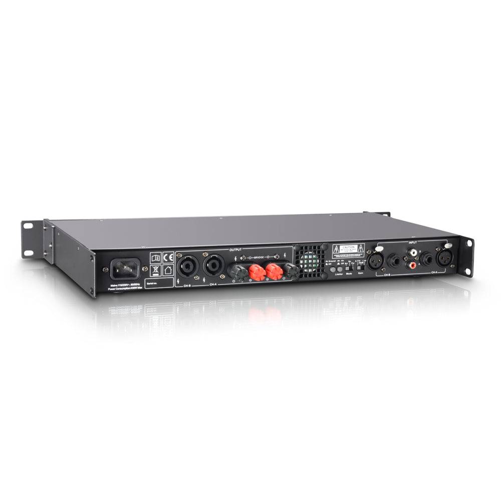 LD Systems XS 400 - Effektverstärker (2x100W, 8 Ohm)