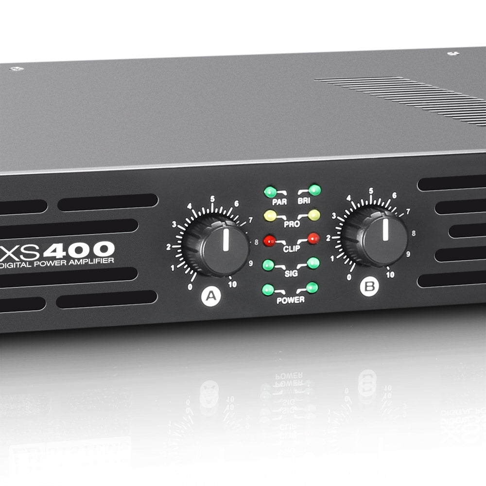 LD Systems XS 400 - Effektverstärker (2x100W, 8 Ohm)