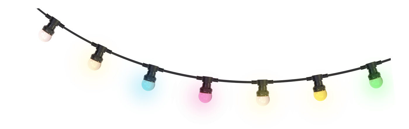 LED-Lichtkette (Mehrfarbig, 10m)