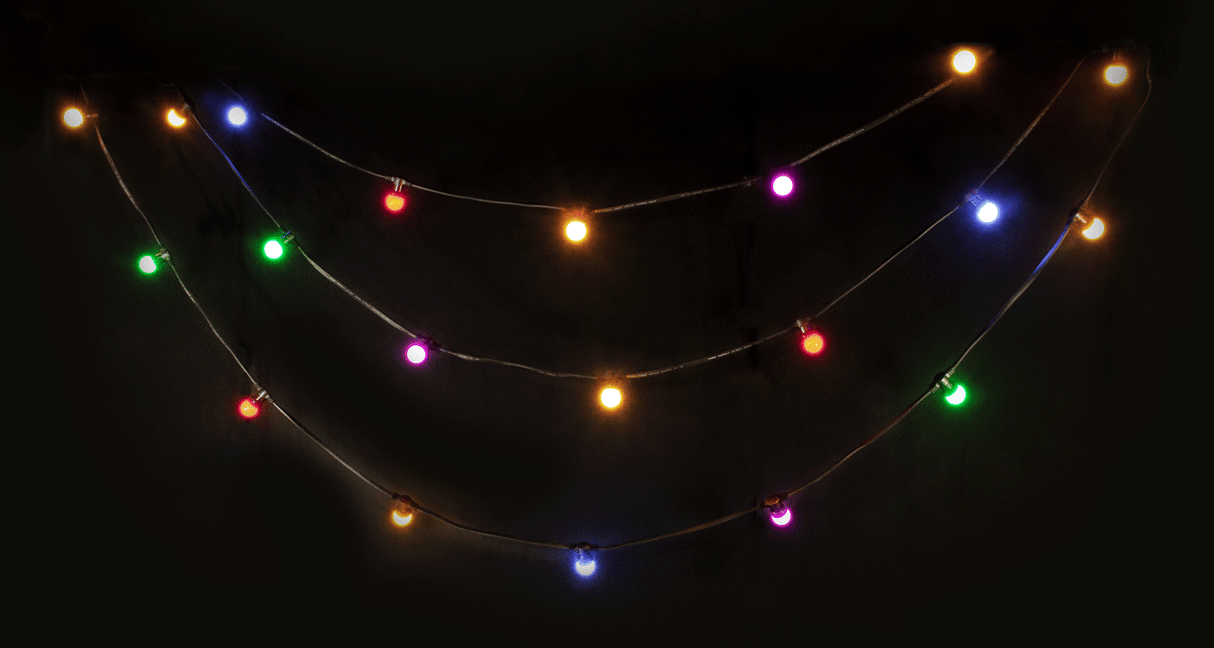 LED-Lichtkette (Mehrfarbig, 10m)