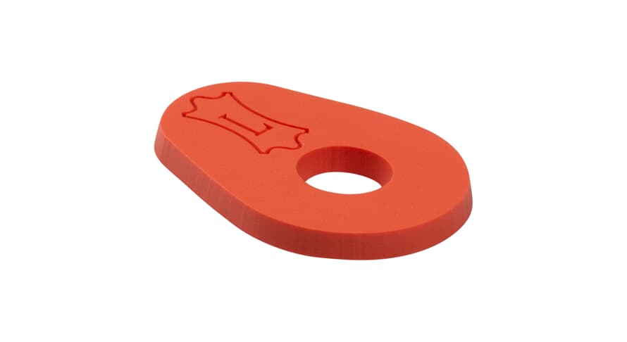 Levys RINGBLOCK Gurtlocks aus Gummi, orange