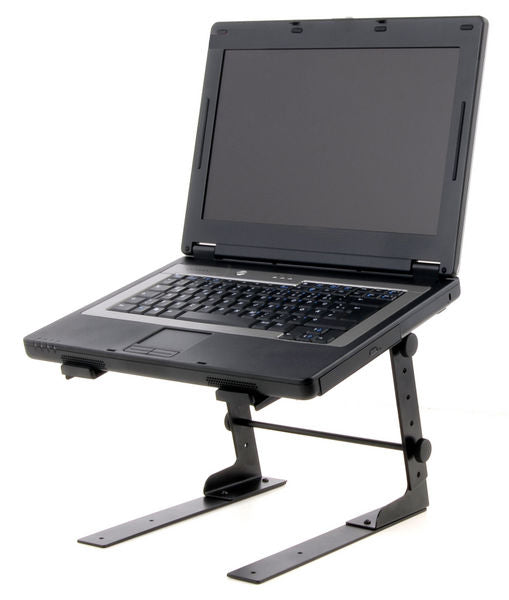 Laptopstativ mit clamps, schwarz