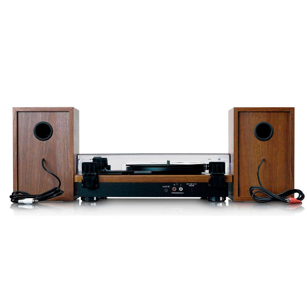 Lenco LS-100 Plattenspieler mit Lautsprechern (Teak)