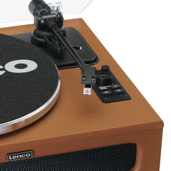 Lenco LS-430 Bluetooth Plattenspieler (Braun)