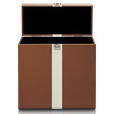 Lenco TTA-301BNWH 12" Vinyl Case (Brown)