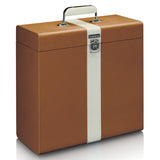 Lenco TTA-301BNWH 12" Vinyl Case (Brown)