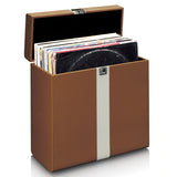 Lenco TTA-301BNWH 12" Vinyl Case (Brown)