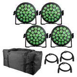LIGHT4ME FLAT PAR 27 IR RGBW