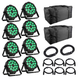 Light4Me Hexo PAR 18x12W RGBWA-UV LED PAR Scheinwerfer