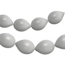 Link Ballons für Girlanden 8 Stk. (Möwenstaub Silber, 33cm)