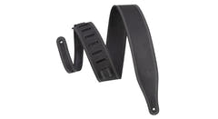 Levys M17BDS Gitarrengurt 2 1/2", schwarzes Pull-up-Obermaterial