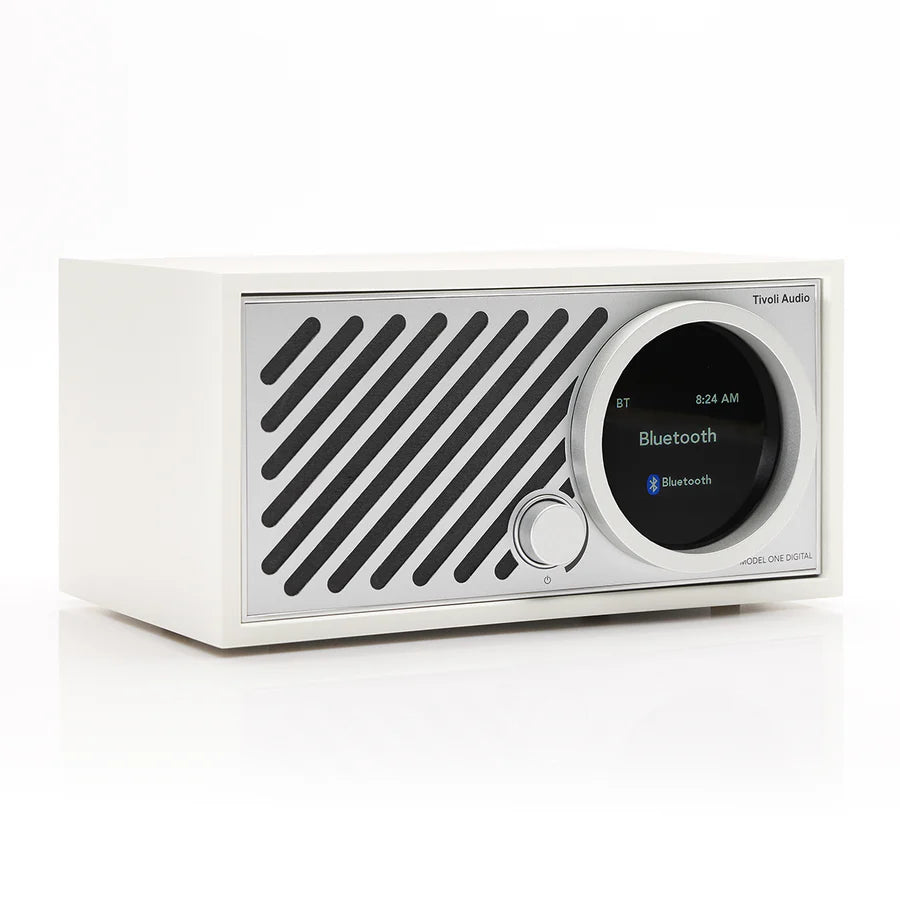 Tivoli Audio Model ONE GEN.3 Digital+ Lautsprecher, Weiß/Silber