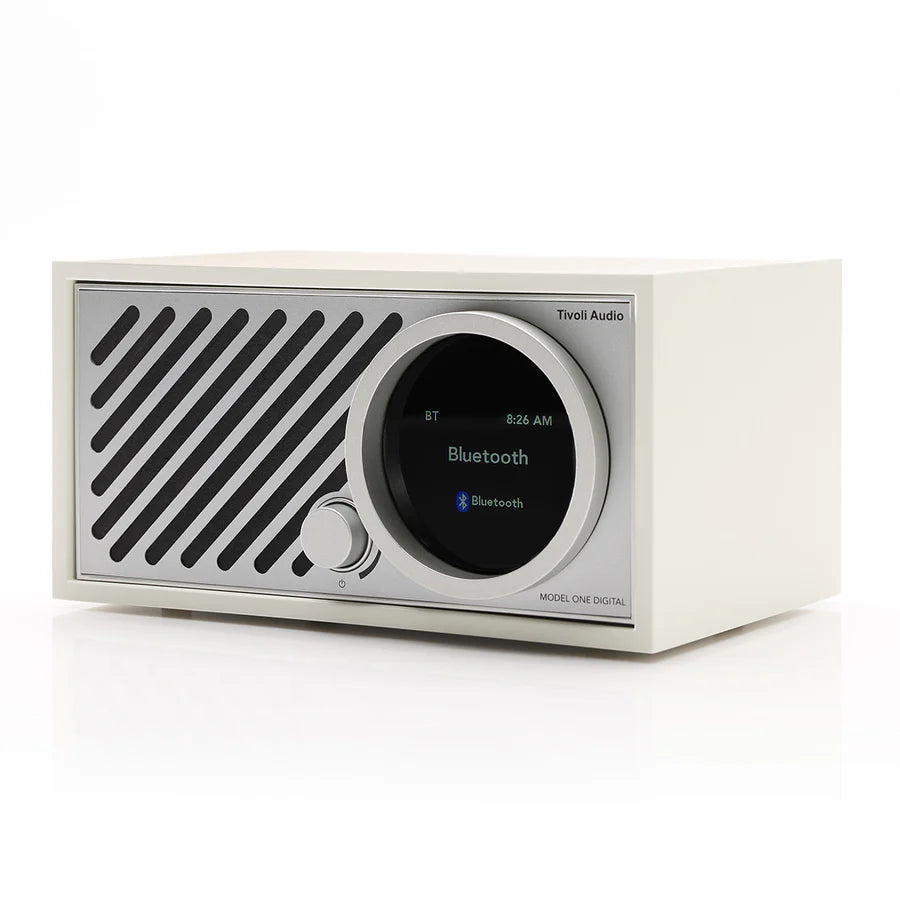 Tivoli Audio Model ONE GEN.3 Digital+ Lautsprecher, Weiß/Silber
