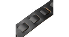 Levys M26PD Gitarrengurt, schwarz mit tan Rückseite