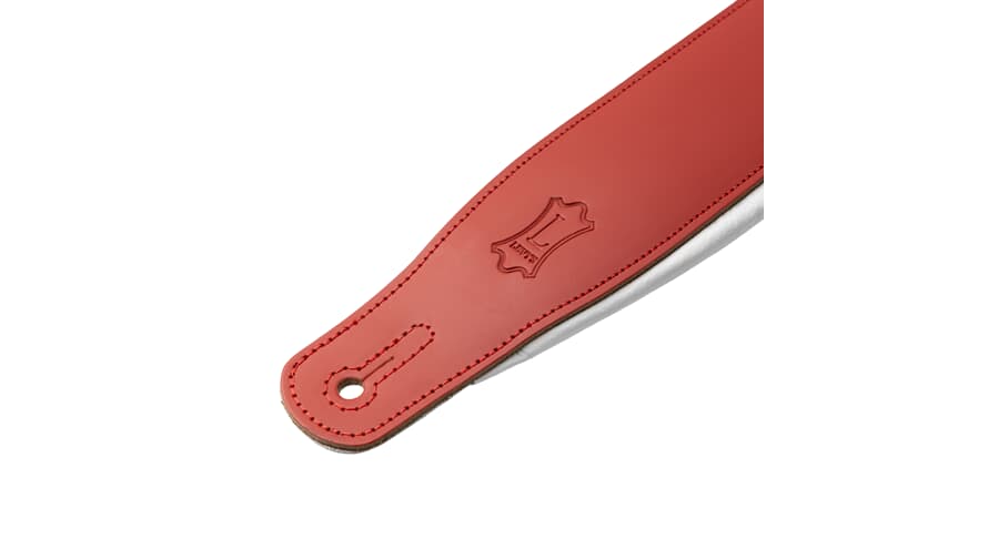 Levys M26PD Gitarrengurt, M26PD-RED-WHT
