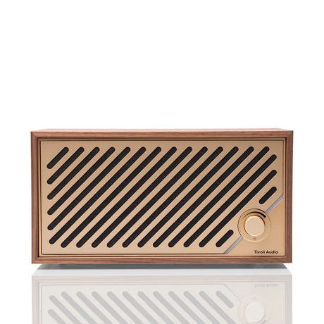 Tivoli Audio Model Two Digital Bluetooth Lautsprecher (Walnuss/Gold)