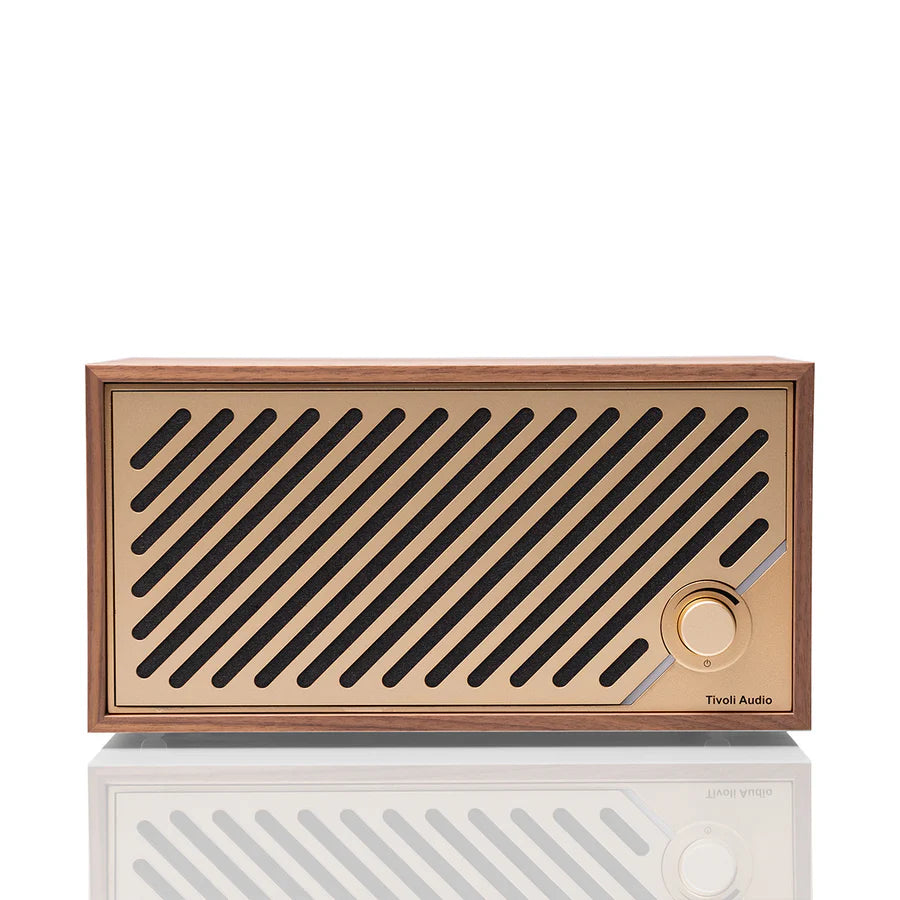 Tivoli Audio Model Two Digital Bluetooth Lautsprecher (Walnuss/Gold)