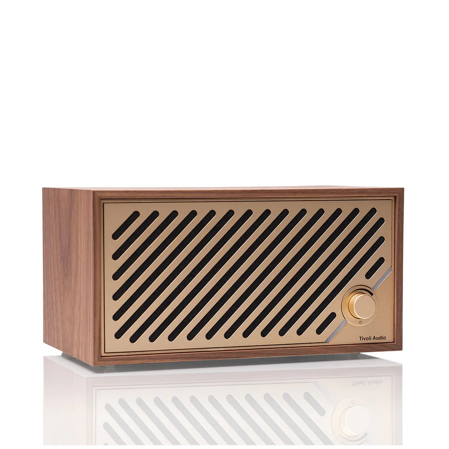 Tivoli Audio Model Two Digital Bluetooth Lautsprecher (Walnuss/Gold)
