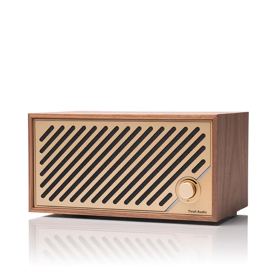 Tivoli Audio Model Two Digital Bluetooth Lautsprecher (Walnuss/Gold)