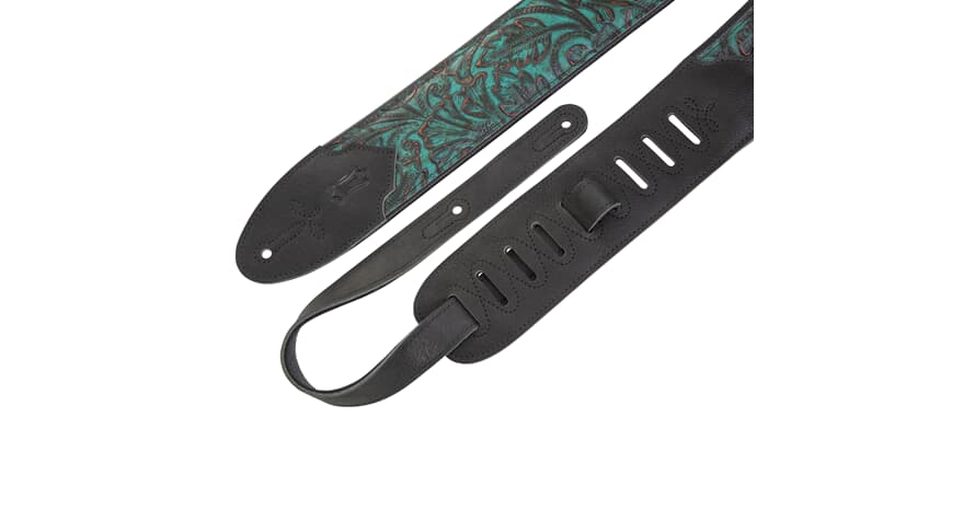 Levys M4WP Gitarrengurt 3", türkis