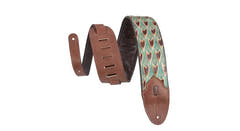 Levys M4WP Gitarrengurt 3", Arrowhead Turquoise