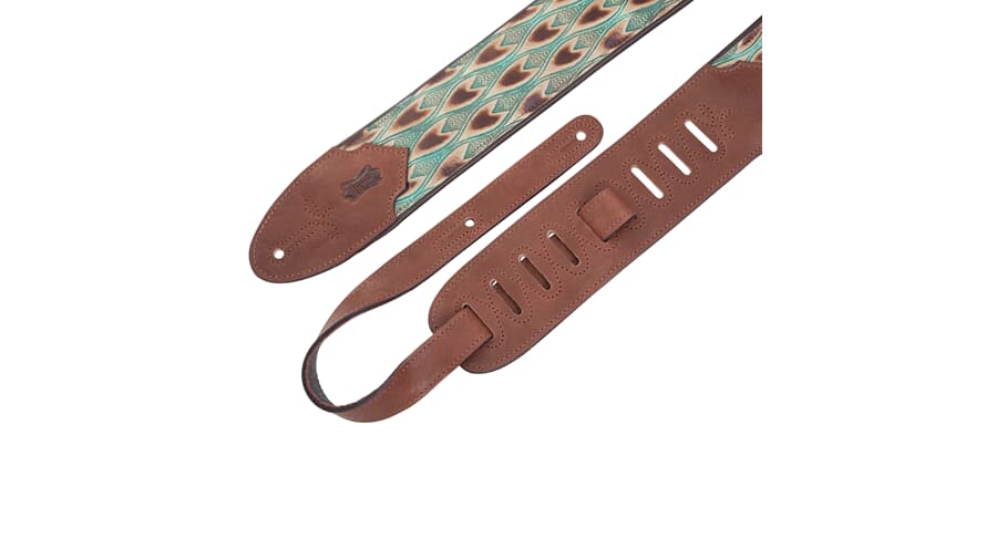 Levys M4WP Gitarrengurt 3", Arrowhead Turquoise
