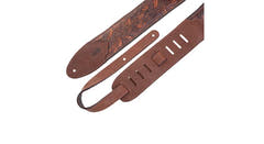 Levys M4WP Gitarrengurt 3", Geranium Whiskey