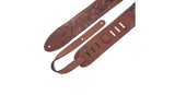Levys M4WP Gitarrengurt 3", Geranium Whiskey