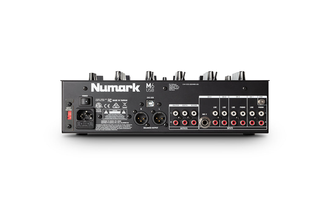 Numark M6-USB Mixer (Schwarz)
